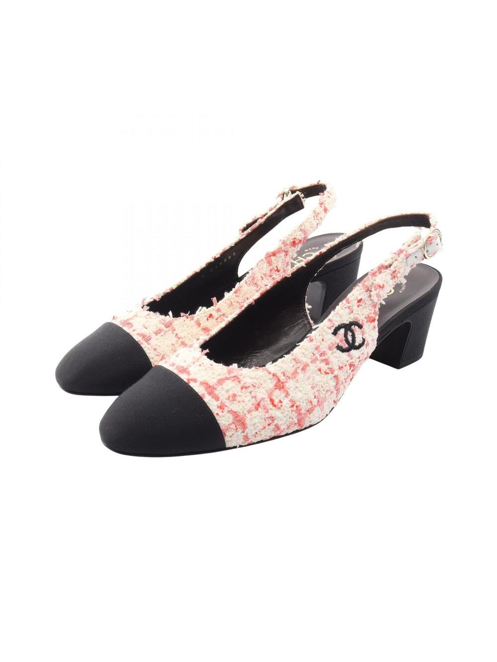 Chanel Coco Mark Slingback Pumps Shoes #327747C10B